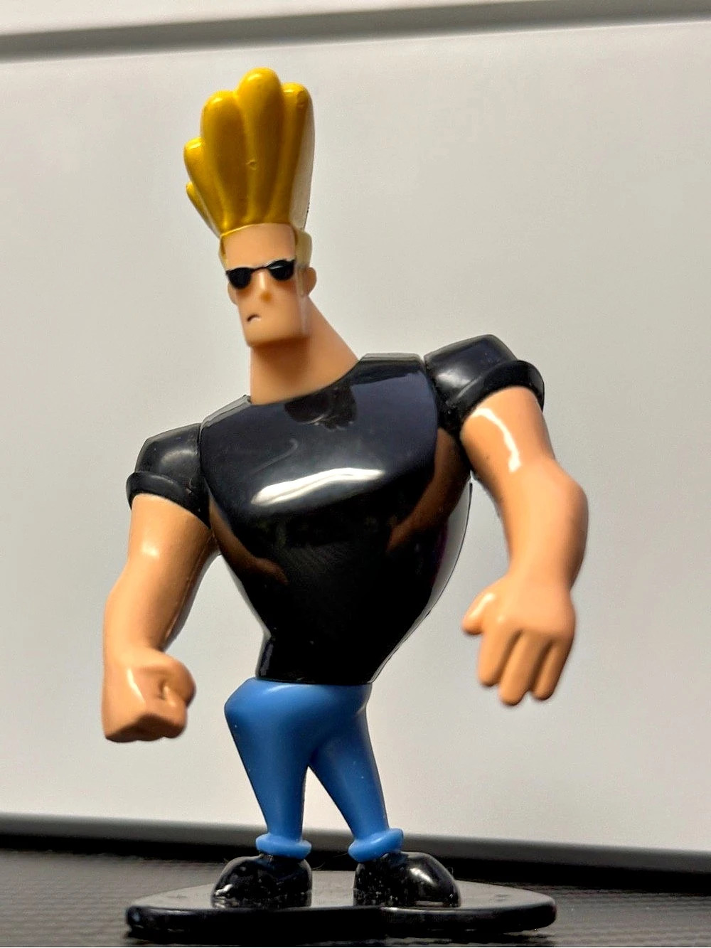 2001 Johnny Bravo Cartoon Network Subway Figure Vintage Toy